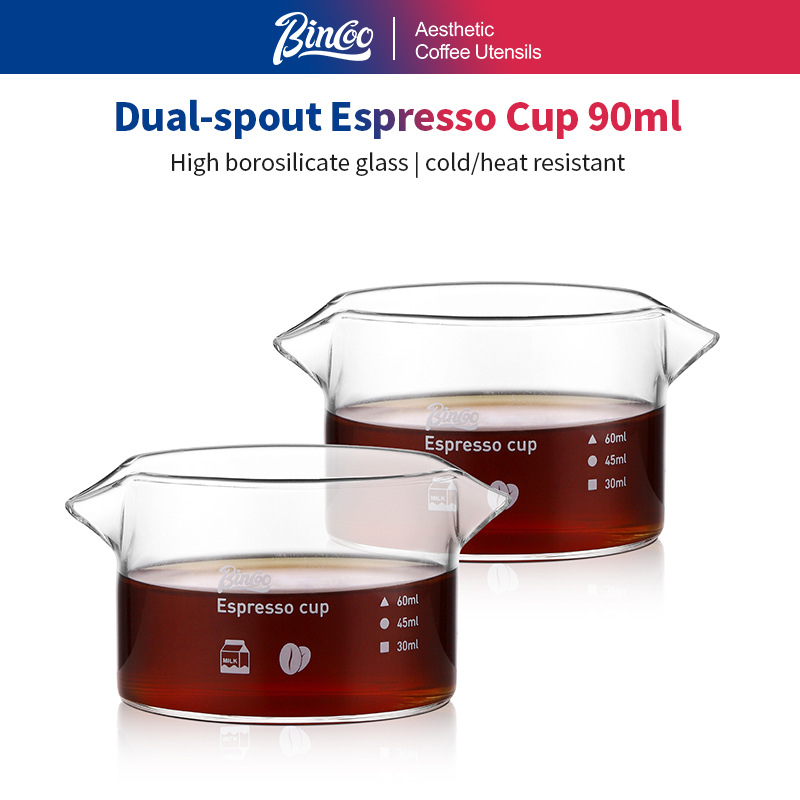 BINCOO 90ml Çift Ağızlı Espres - Espresso Shot Glass incelemesi ve fiyatı